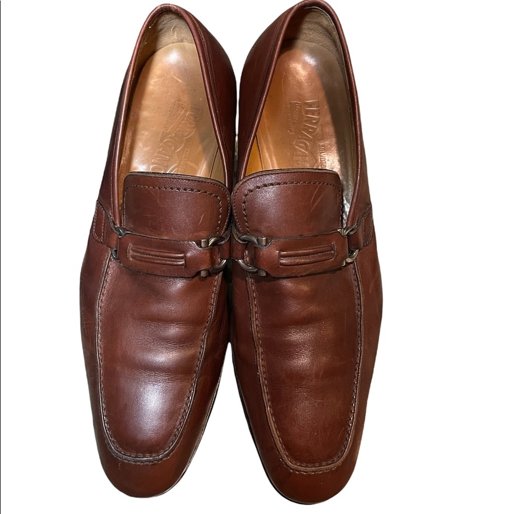 Brown Salvatore Ferragamo size 10 1/2
